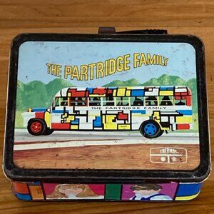 Vintage - 1971 The Partridge Family Metal Tin Lunch Box, No Thermos